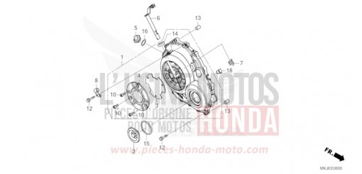 RIGHT CRANKCASE COVER CB1000RAP de 2023